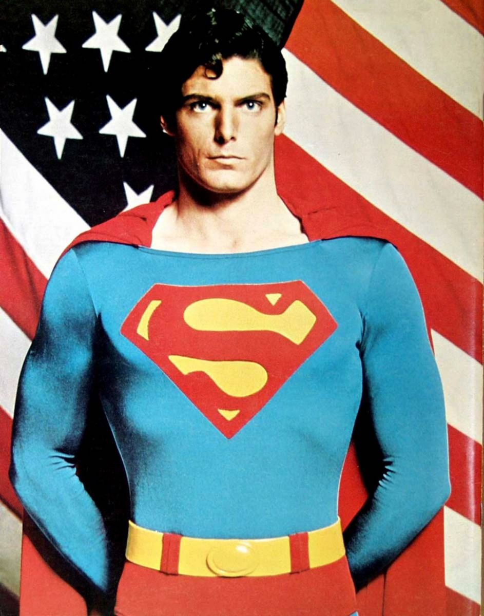 Big boots to fill. Christopher Reeve as Superman in 1978.