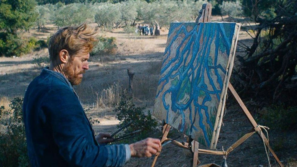 Willem DeFoe as Vincent Van Gogh in At Eternity's Gate film