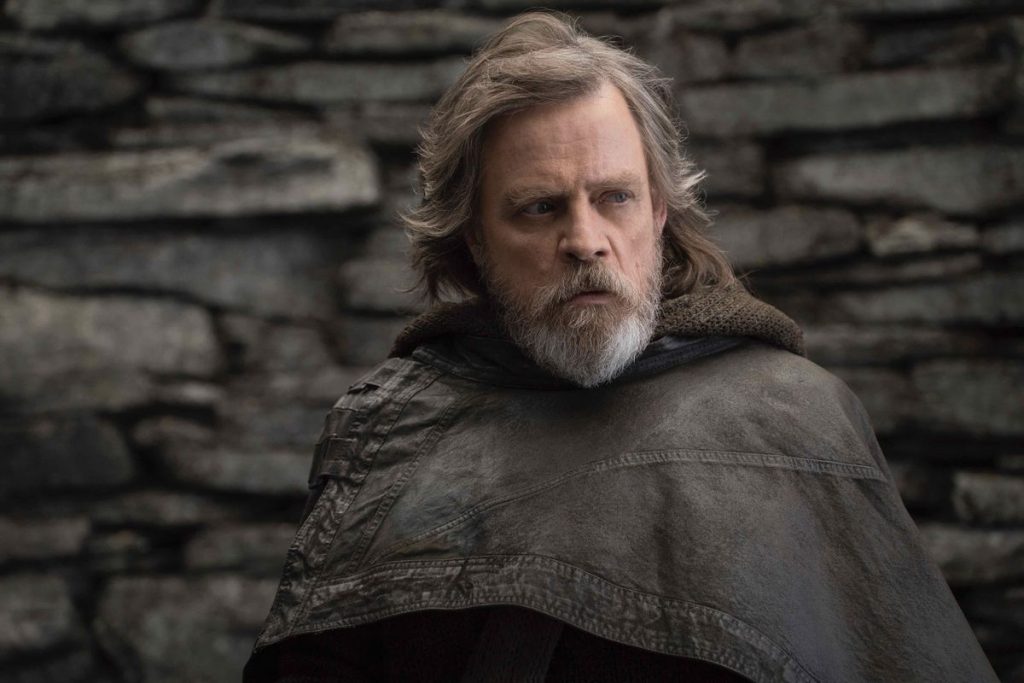 Mark Hamill as Luke Skywalker in the worst Star Wars film The Last Jedi