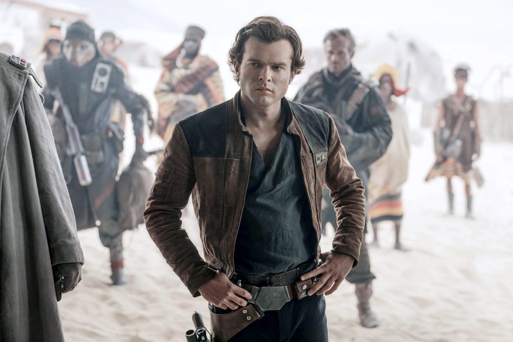 Alden Ehrenreich stars as a Young Han Solo in Solo: A Star Wars Story