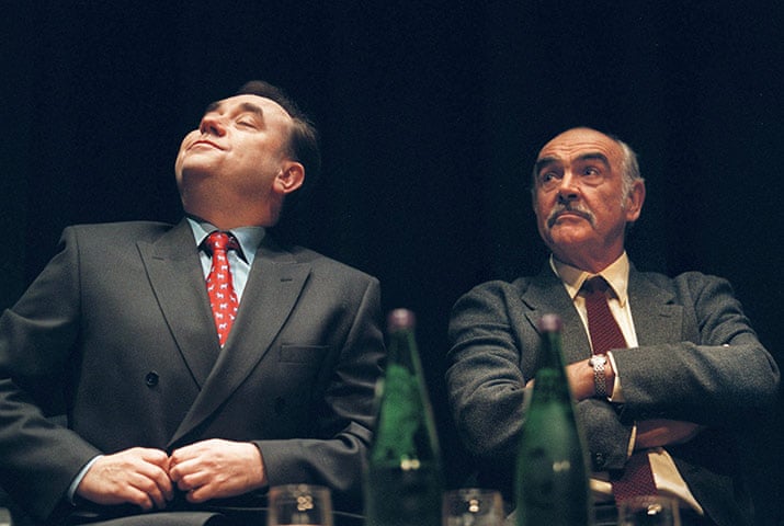 Connery with former SNP leader Alex Salmond