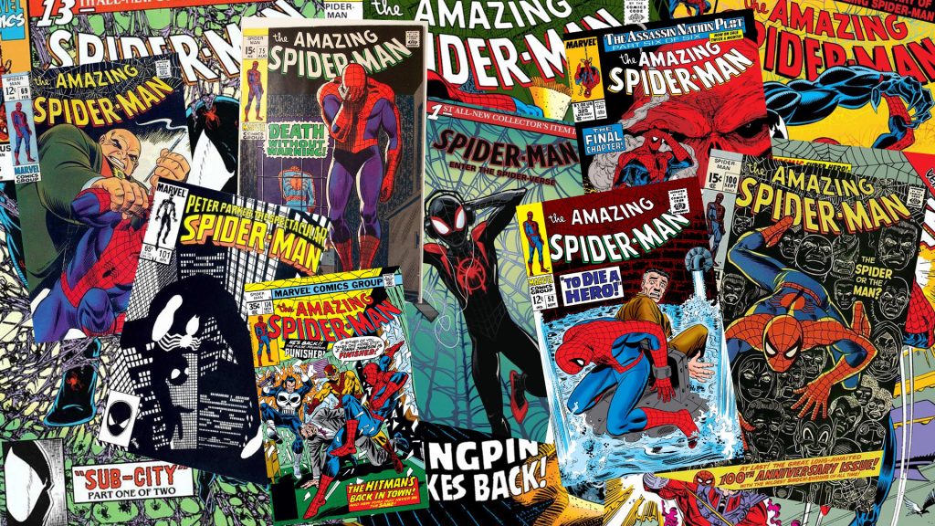 Spider-man comic book covers
