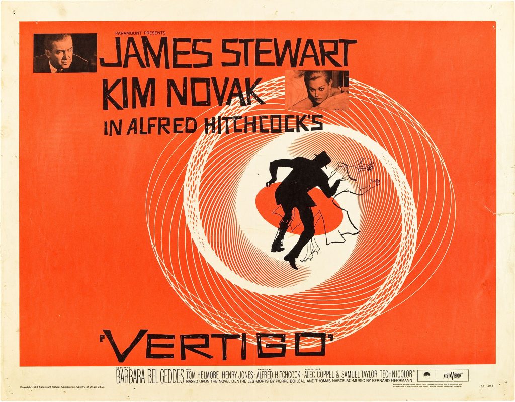 Vertigo Film Poster designed by Saul Bass