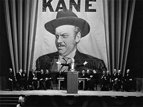 Orson Welles in Citizen Kane