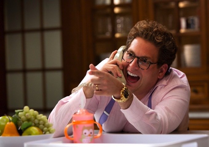 Jonah Hill as crazy Belfort disciple Donnie Azoff.