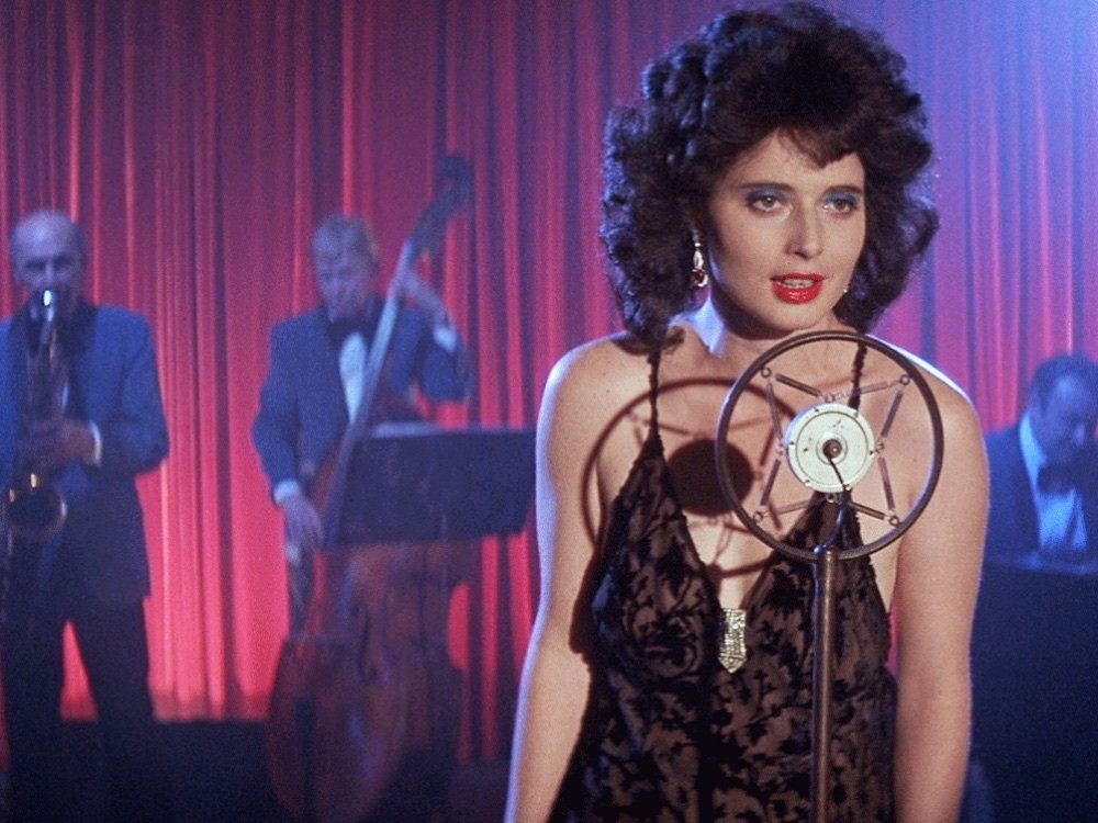 Isabella Rossellini in Blue Velvet (1986) directed by David Lynch.