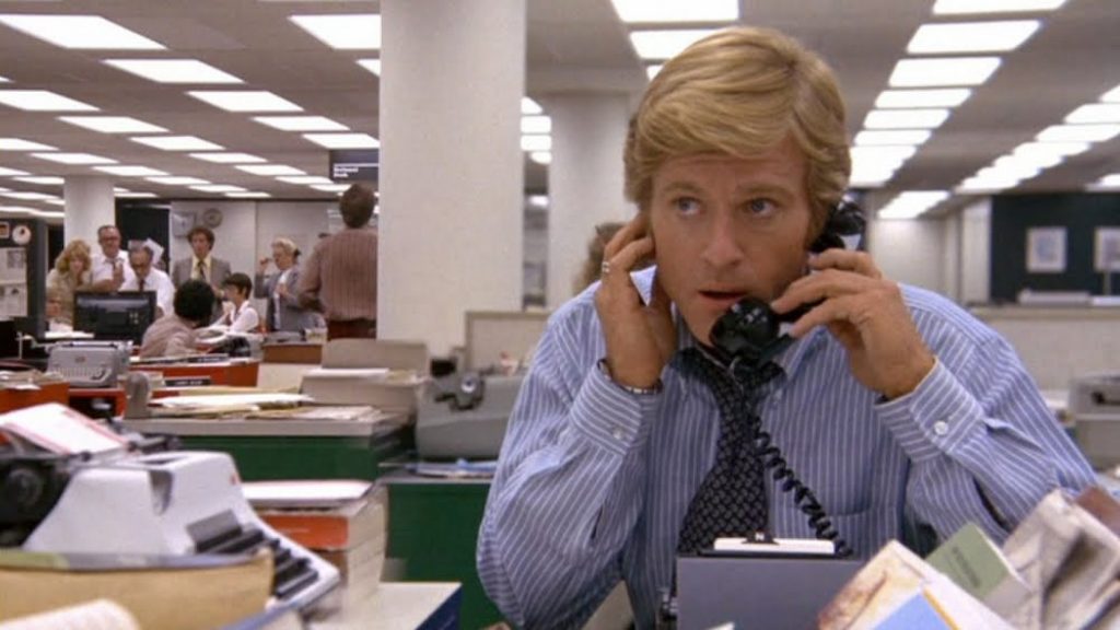 Robert Redford in All the President's Men (1976)