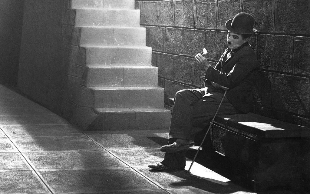 City Lights (1931) written and directed by Charlie Chaplin.