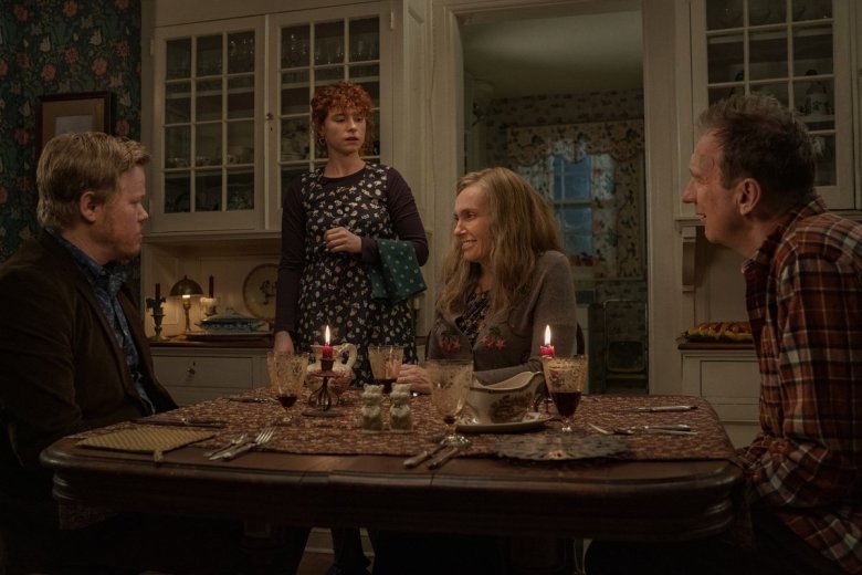 Toni Collette and David Thewlis play Jake's parents. I'm Thinking of Ending Things (2020)