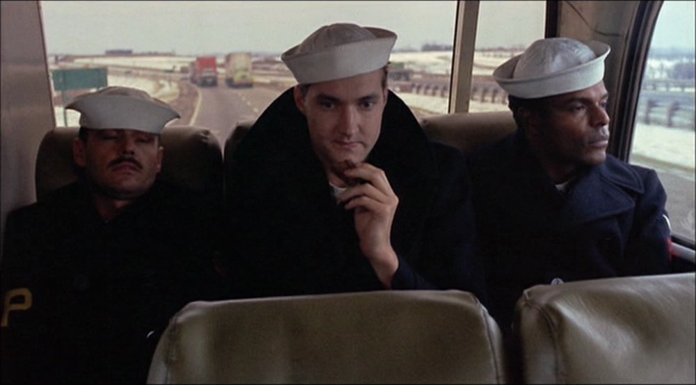 Jack Nicholson, Randy Quaid and Otis Young in The Last Detail (1973)