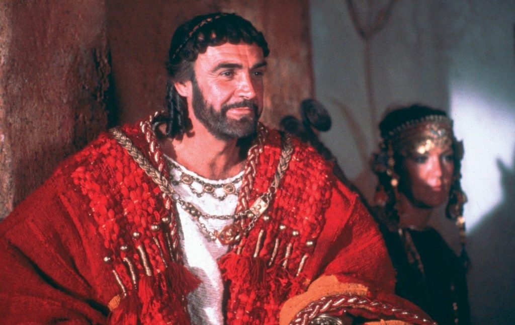 Sean Connery in TIme Bandits in 1981
