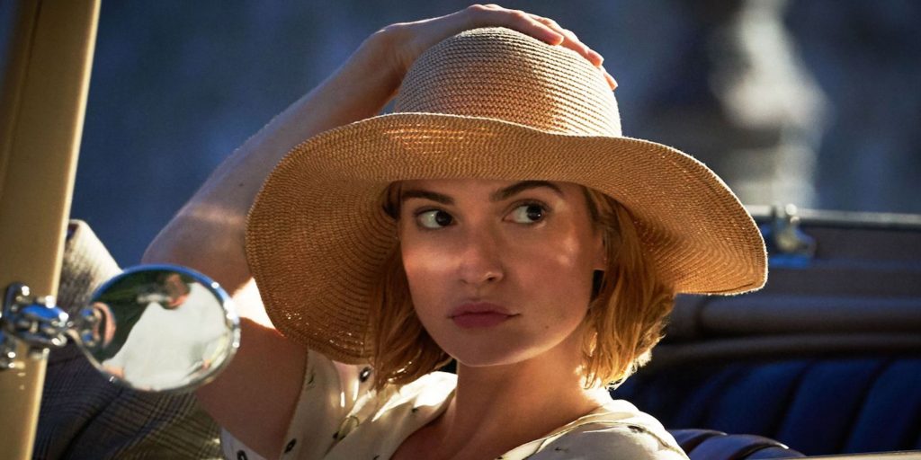 Lily James as Mrs de Winter in Rebecca