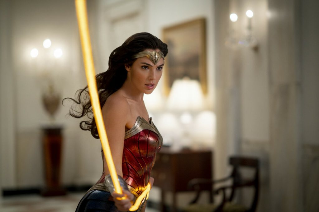 Gal Gadot as Wonder Woman in Wonder Woman 1984