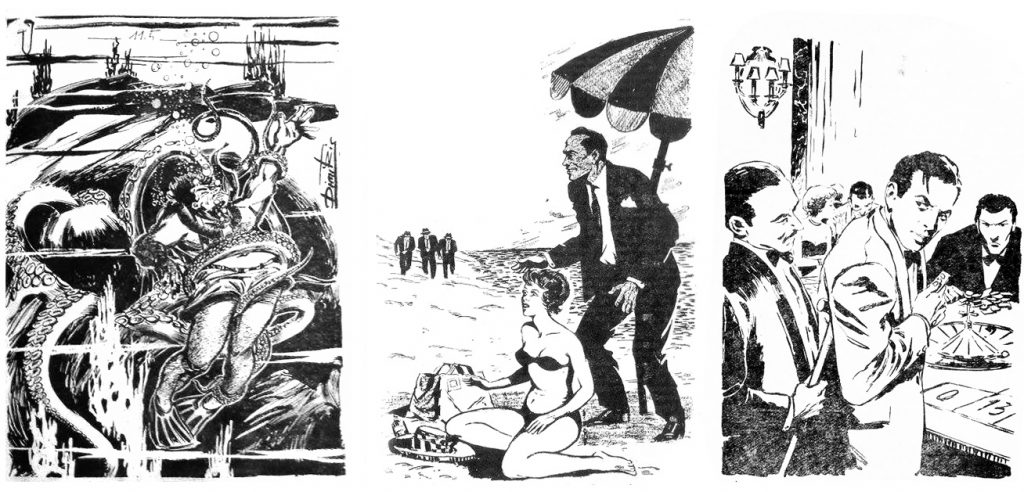 Original James Bond illustrations