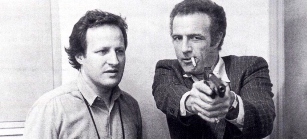 Michael Mann and James Caan on the set of Thief (1981)