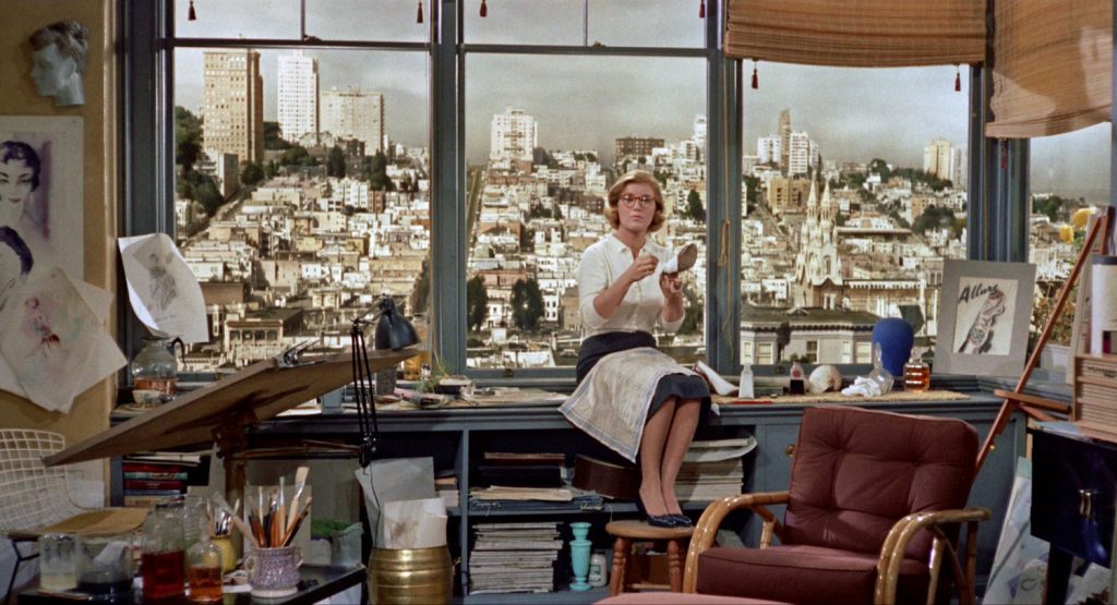 Barbara Bel Geddes  plays Midge in Vertigo (1958)