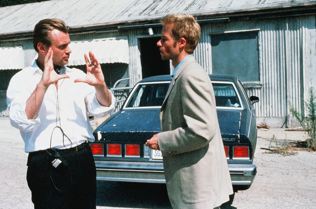 Memento (2000) directed by Christopher Nolan