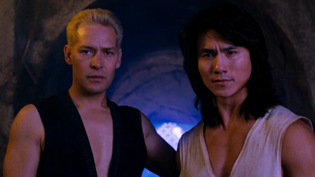 James Remar and Robin Shou in Mortal Kombat: Annihilation