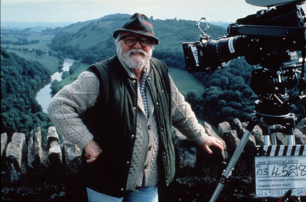 Richard Attenborough during the shoot for Shadowlands