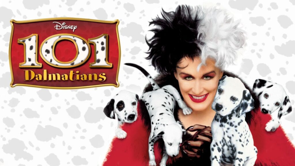 Glenn Close as Cruella De Vil in 101 Dalmations (1996)