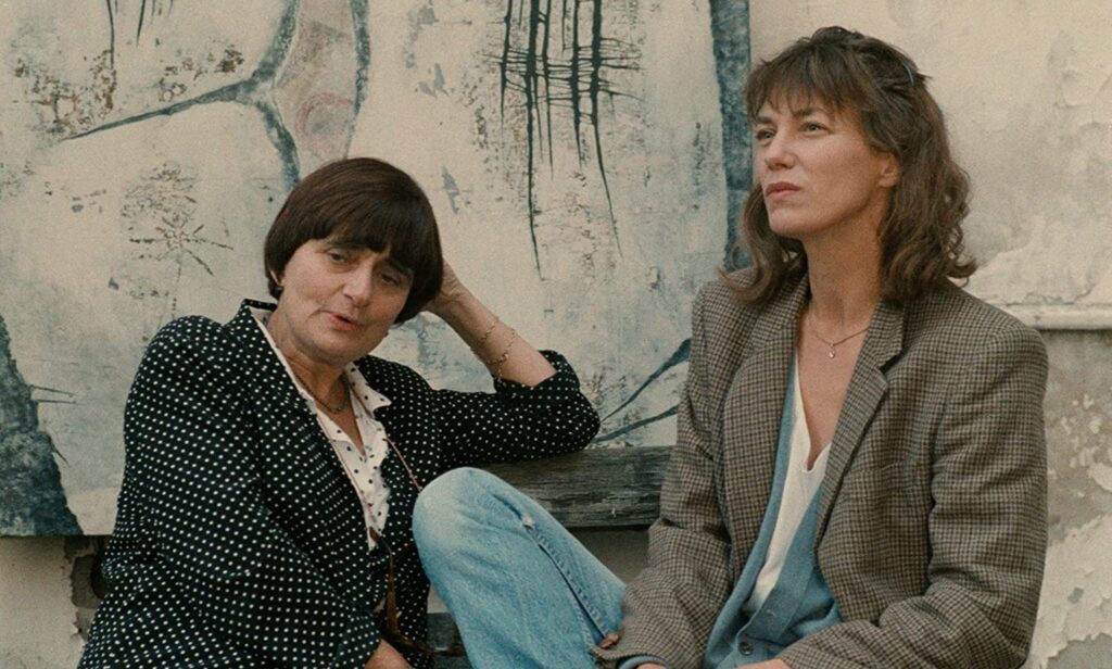Agnès Varda and Jane Birkin during the filming of Jane B. par Agnès V.
(1988)