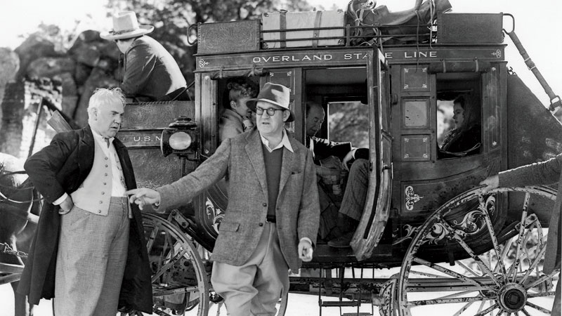 John Ford directing Stagecoach (1939)