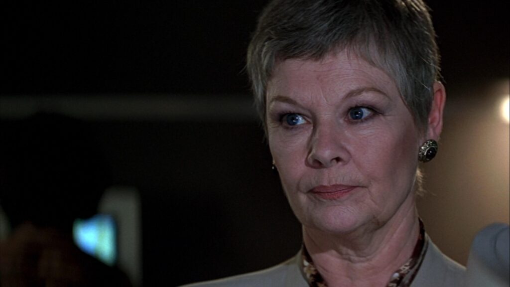 Judi Dench as "M" in GoldenEye (1995)