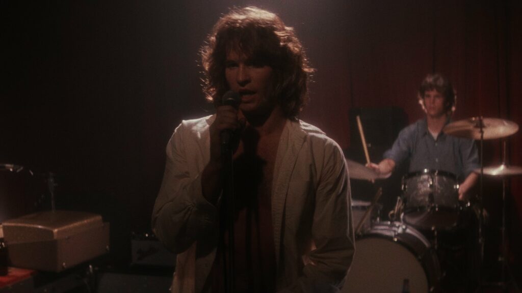 Val Kilmer and Kevin Dylan in The Doors (1991) directed by Oliver Stone