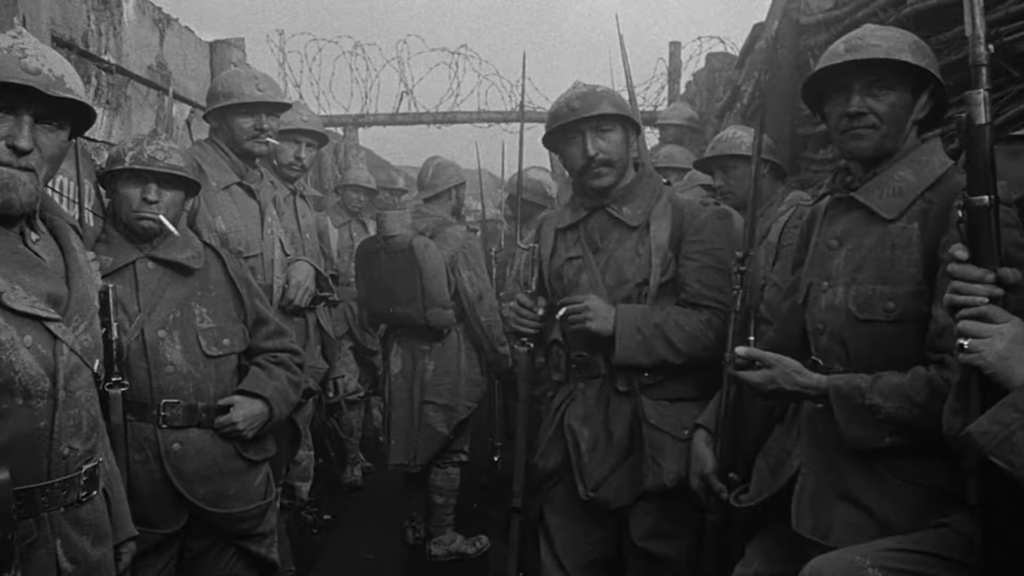Paths of Glory (1957) directed by Stanley Kubrick.
