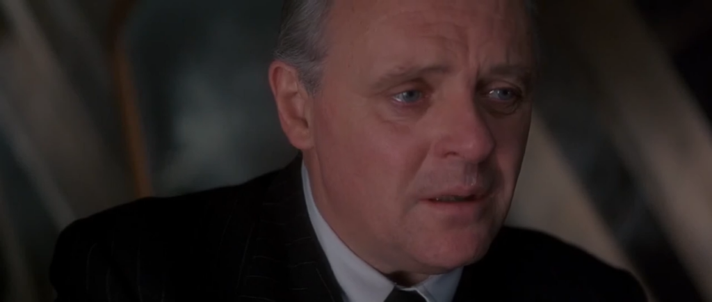 Anthony Hopkins in Shadowlands (1993) directed by Richard Attenborough.