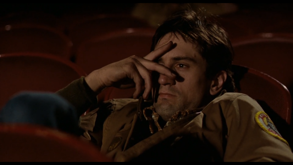 Robert DeNiro in Taxi Driver (1976) directed by Martin Scorsese.