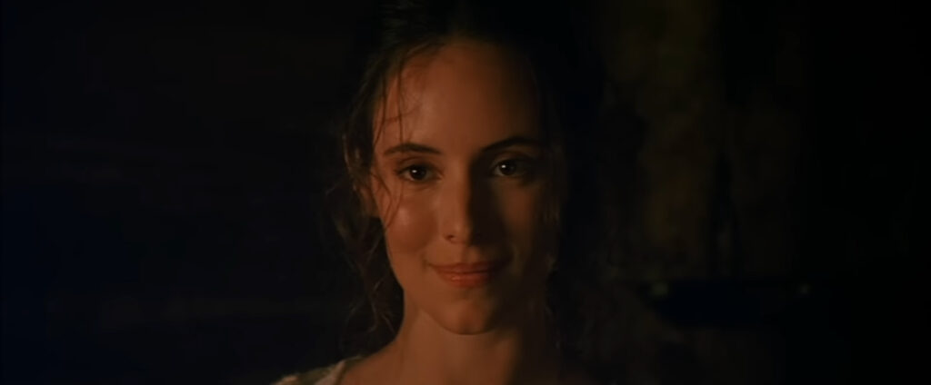 Madeleine Stowe in The Last of the Mohicans (1992) directed by Michael Mann.