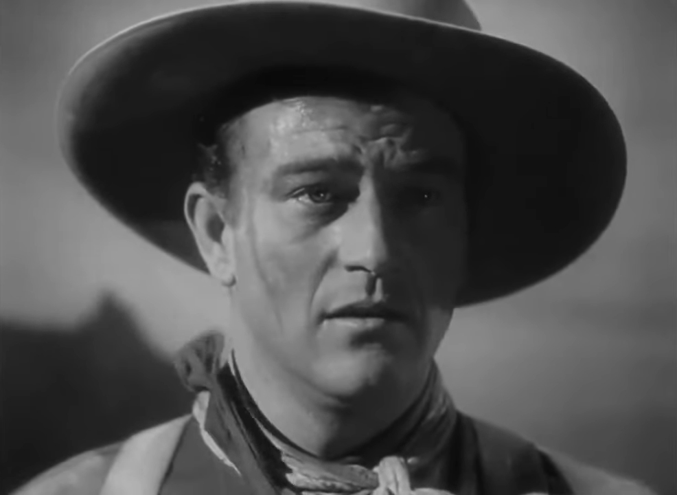 John Wayne in Stagecoach (1939) directed by John Ford.