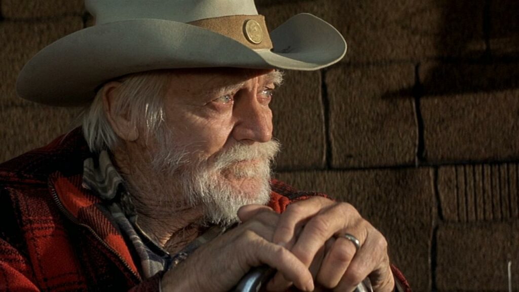 Richard Farnsworth in The Straight Story (1999) directed by David Lynch.