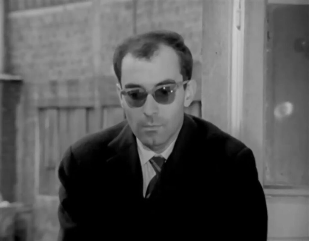 Filmmaker Jean-Luc Godard.