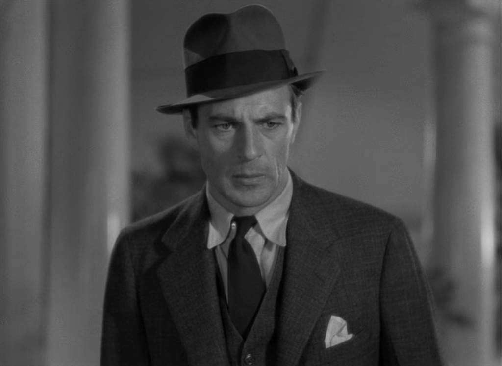 Gary Cooper in Mr. Deeds Goes To Town (1936) directed by Frank Capra.