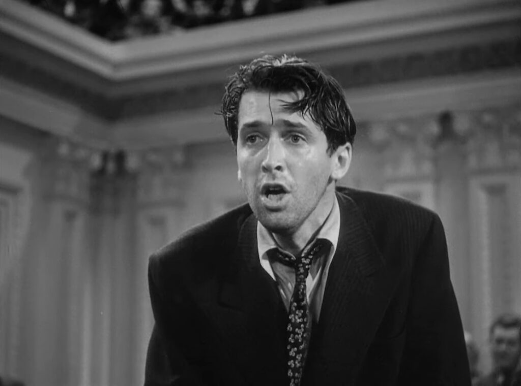 James Stewart in Mr. Smith Goes To Washington (1939) directed by Frank Capra.
