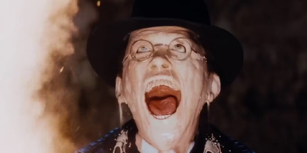 Arnold Ernst Toht's melting Nazi face in Raiders of the Lost Ark