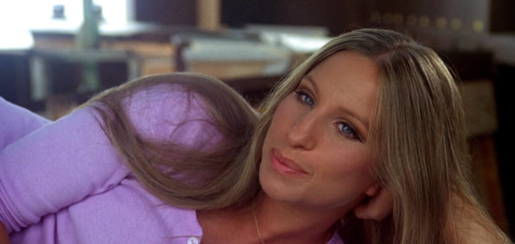 Barabara Streisand in What's Up Doc? (1972) directed by Peter Bogdanovich.