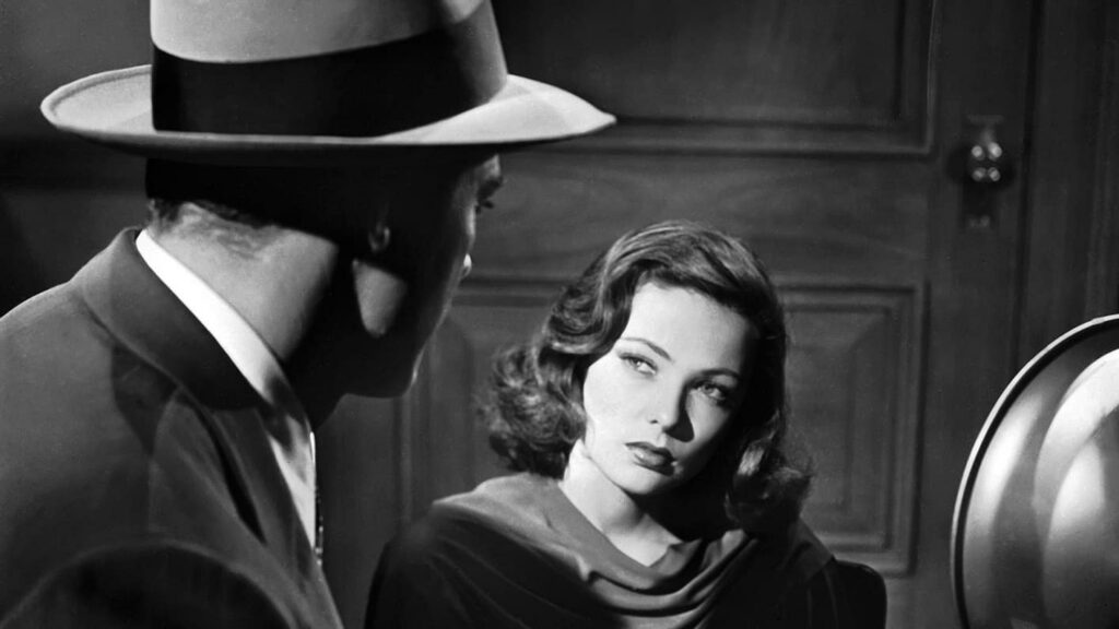 Gene Tierney in the film noir classic Laura (1944)