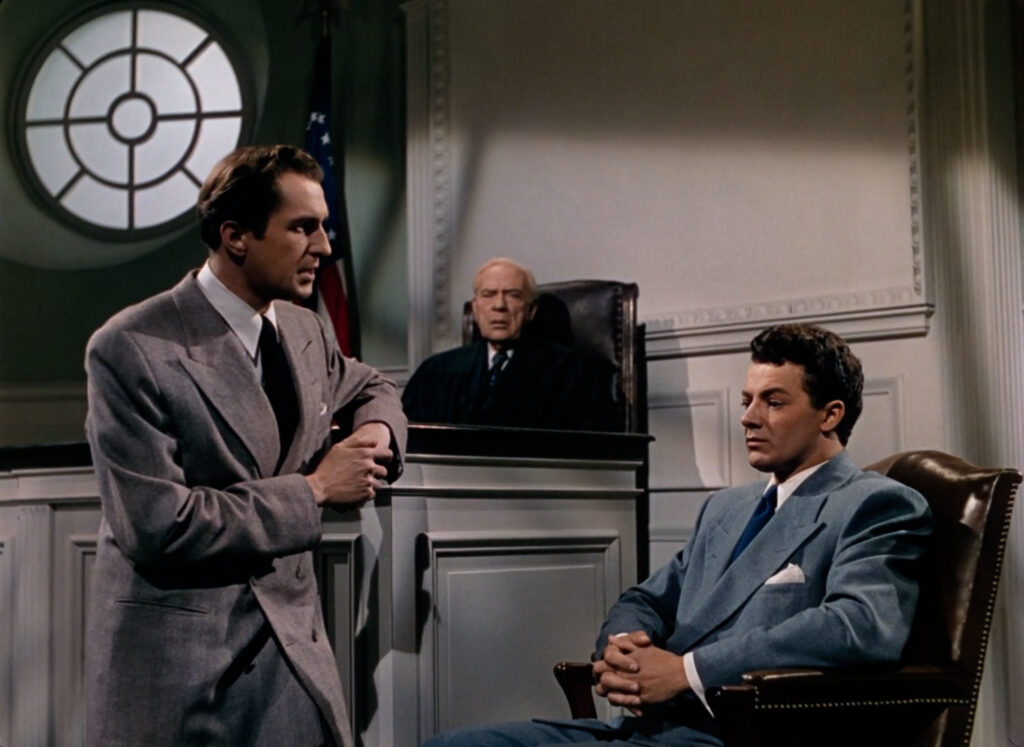 Vincent Price and Cornel Wilde in Leave Her to Heaven (1945)