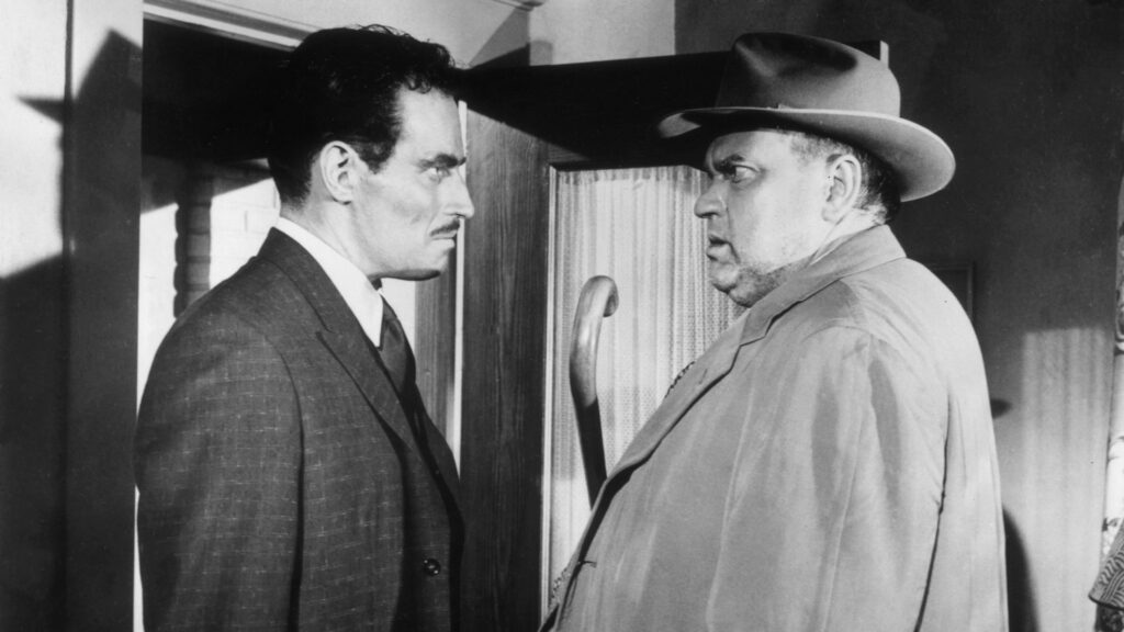 The Movie Alphabet A-Z: Film Noir Edition - Charlton Heston and Orson Welles in Touch of Evil (1958)