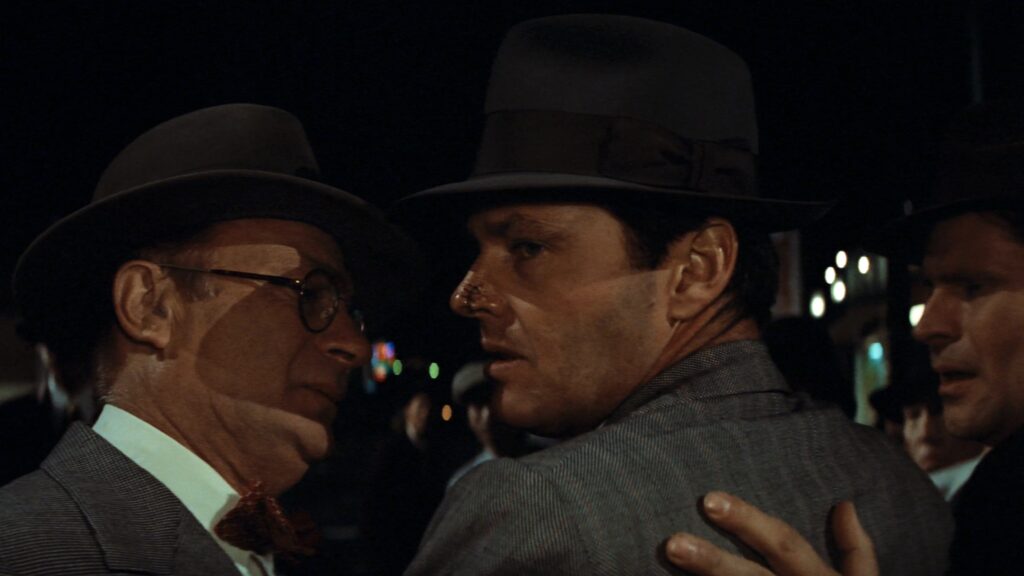 A scene from Chinatown (1974) starring Jack Nicholson
