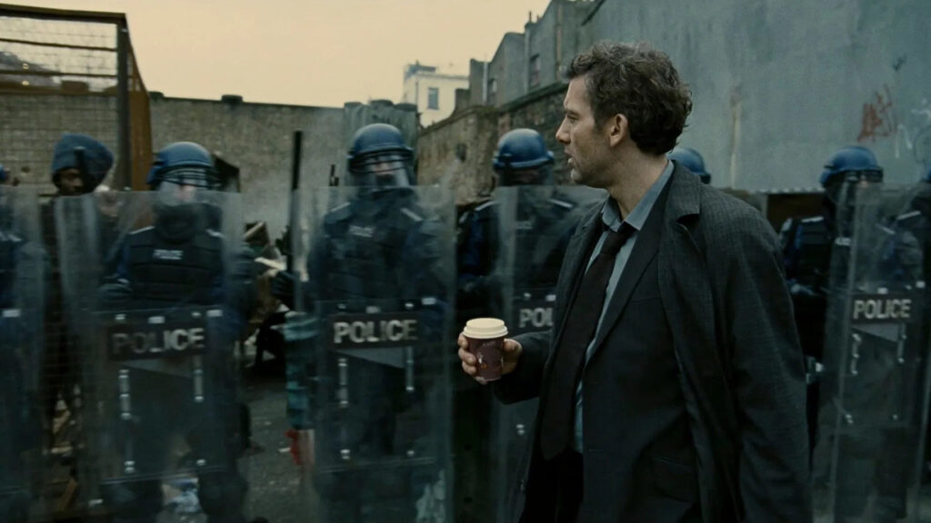 Authoritarianism on full display in Children of Men (2006)