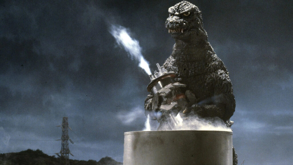 The mighty monster wreaks havoc in The Return of Godzilla (1984)