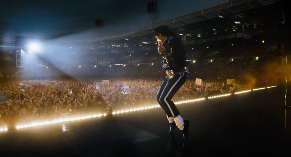 Jaafar Jackson as his namesake Michael Jackson in the movie Michael (2026)