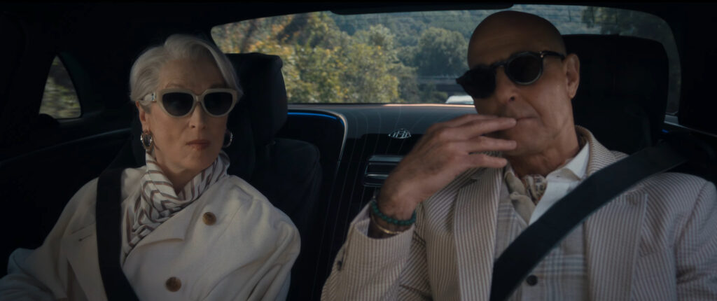 Meryl Streep and Stanley Tucci in The Devil Wears Prada 2 (2026)