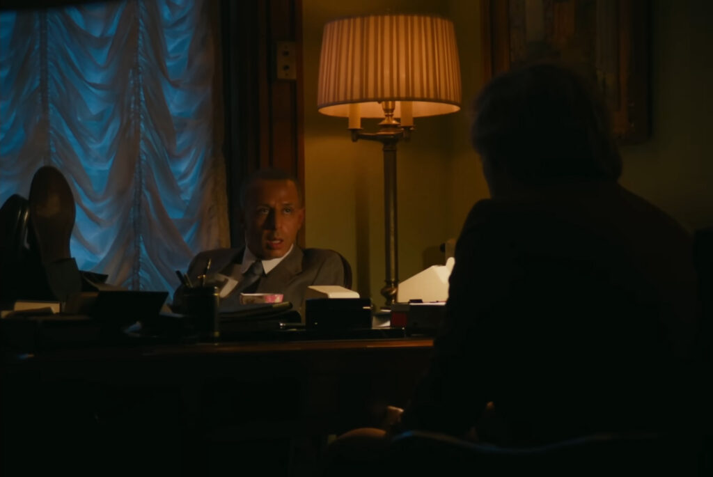 Jeremy Strong as Roy Cohn in The Apprentice (2024)