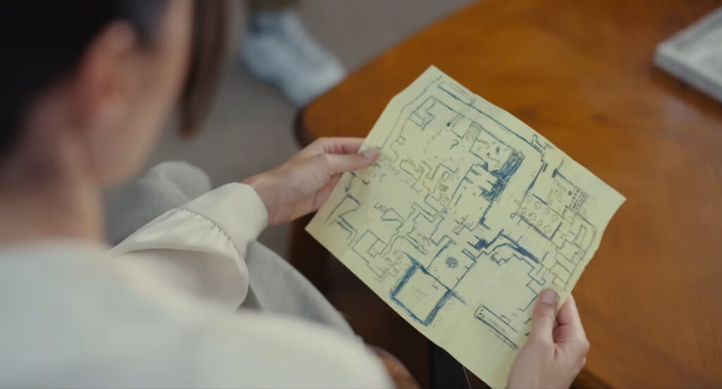 A hand -drawn map of the Backrooms (2026)