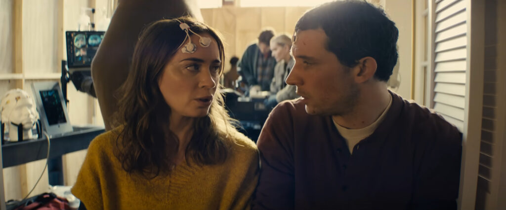 Emily Blunt and Josh O'Connor in Disclosure Day (2026)